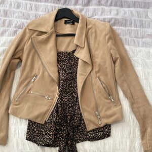 Vici Tan Moto Jacket